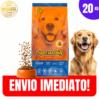 Ração Special Dog Carne Adultos 20kg Com Ômegas 3 e 6 E Zinco Orgânico - Envio Imediato em Oferta na Shopee