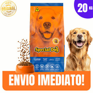 Ração para caes Special Dog Carne Adultos 20kg Proteína 21% Alta Qualidade - Envio Imediato em Oferta na Shopee