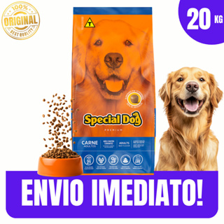 Ração de cachorro Special Dog 20kg Carne Adultos Para Pelos Brilhantes- Envio Imediato em Oferta na Shopee