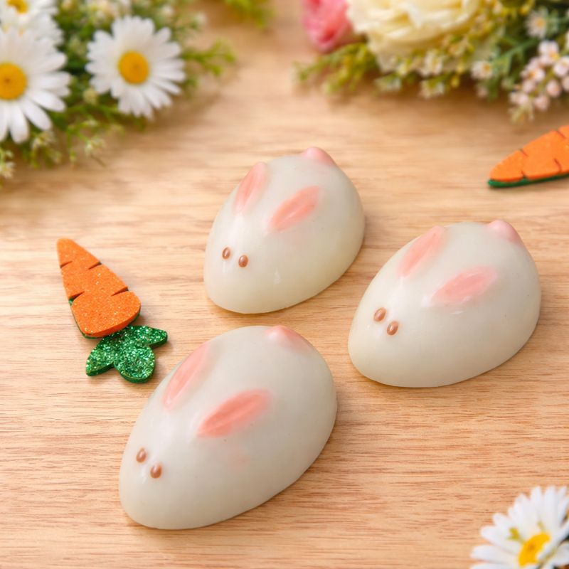 Forma Especial com Silicone em 3 Partes Ovinho Coelho 10529 BWB un em Oferta na Shopee