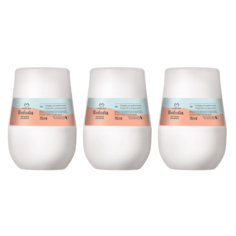 Desodorante Rollon Natura Tododia Macadâmia 70ml