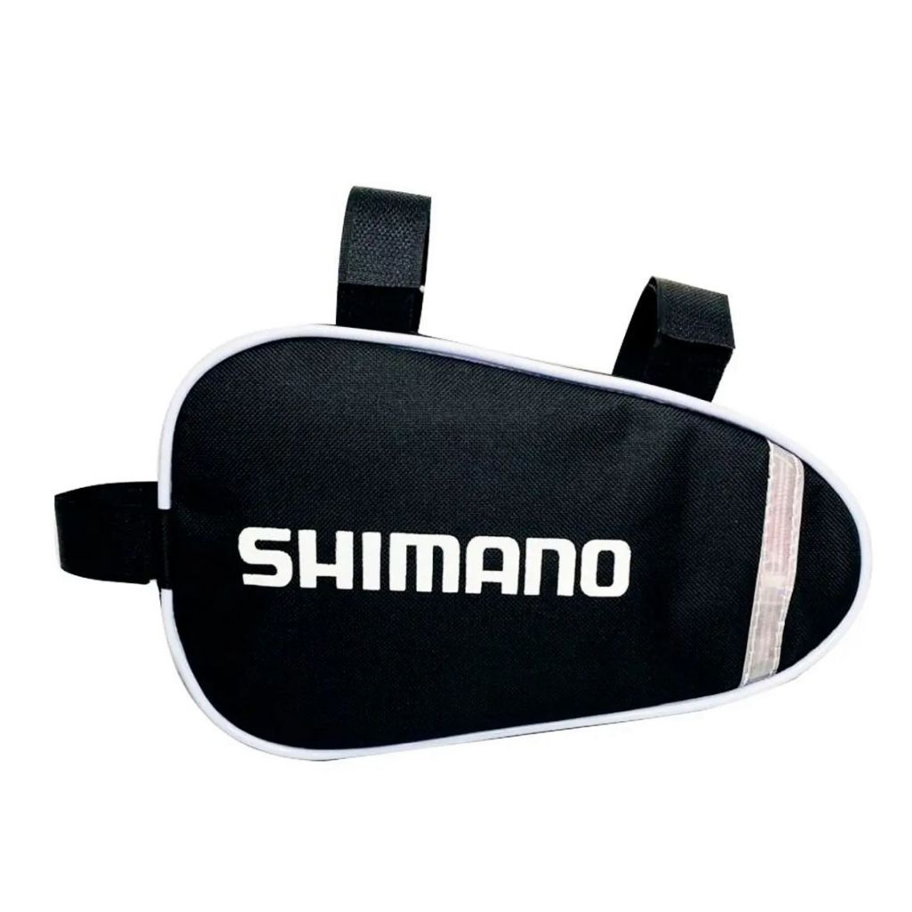 Bolsinha De Quadro Com Refletivo Para Bicicleta Shimano Preto em Oferta na Shopee