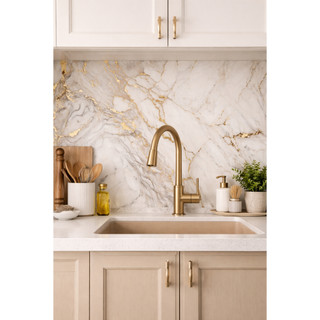 Papel de Parede Mármore Autocolante Premium – Cozinha Banheiro Bancada Lavabo Sala