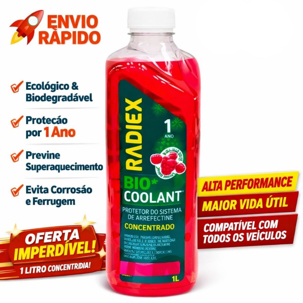 Aditivo Fluído Radiador Rosa Concentrado Radiex 1litro R1923 em Oferta na Shopee
