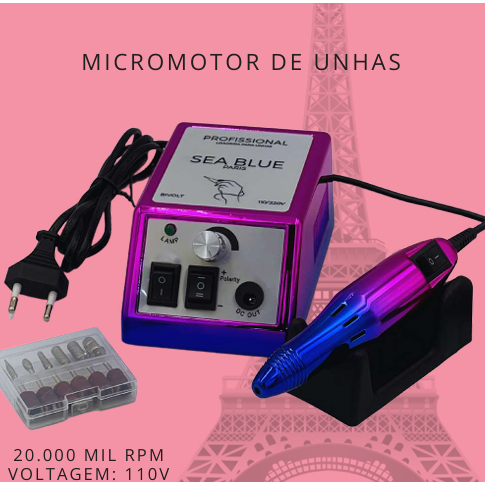 Motor de unha lixadeira Elétrica Profissional 110V em Oferta na Shopee