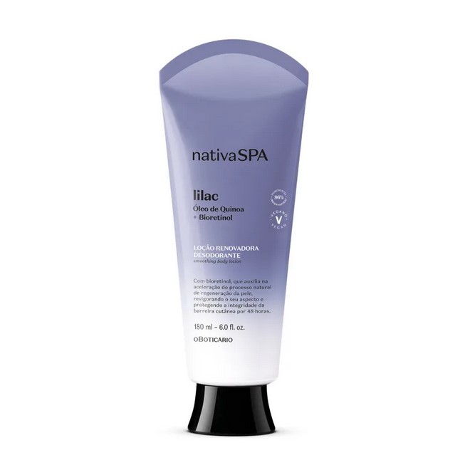 Loção Hidratante Corporal Nativa Spa Lilac Renovadora 180ml O Boticario