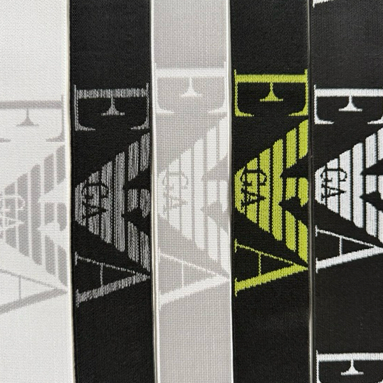 ELÁSTICO PERSONALIZADO PARA CÓS DE CUECAS BOXER E ROUPAS ESPORTIVAS, CALÇADOS, BOLSAS E FITNESS
