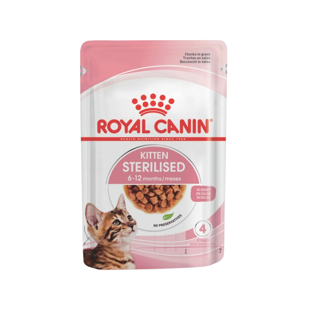 Ração Úmida Royal Canin Sachê Jelly Filhotes Castrados Kitten Sterilised em Oferta na Shopee