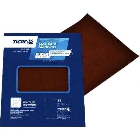 Lixa para Madeira 900/120 – Unidade (Tigre)