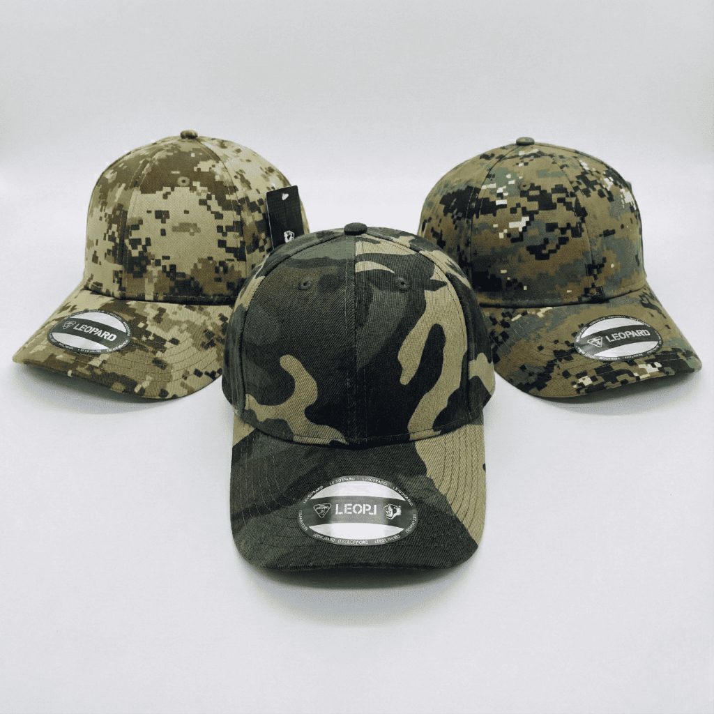 Boné Aba Curva Airsoft Camuflado Militar Leopard Original CAMUFLADO