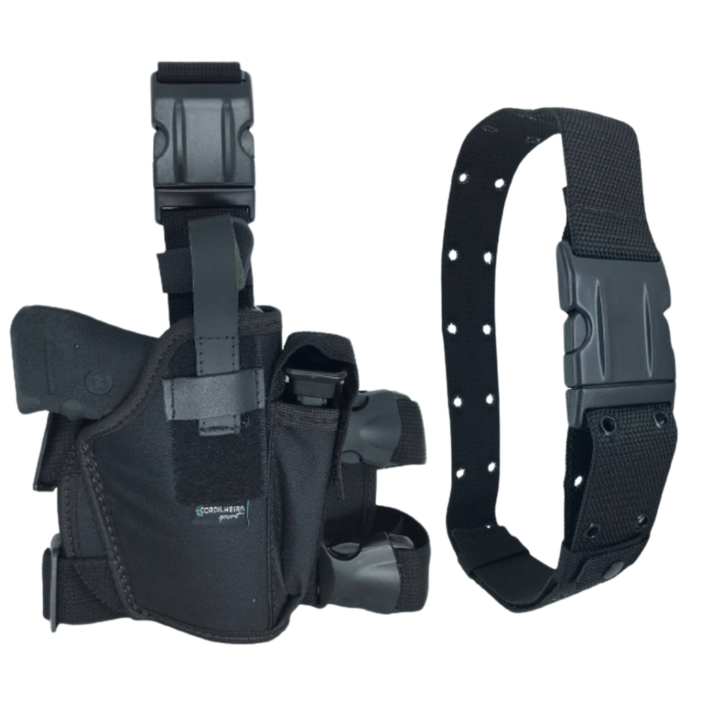 Coldre Destro (Lado Direito) Spark Cintura Preto + Cinto Tático Ilhós - Ajustável Militar Tático em Oferta na Shopee