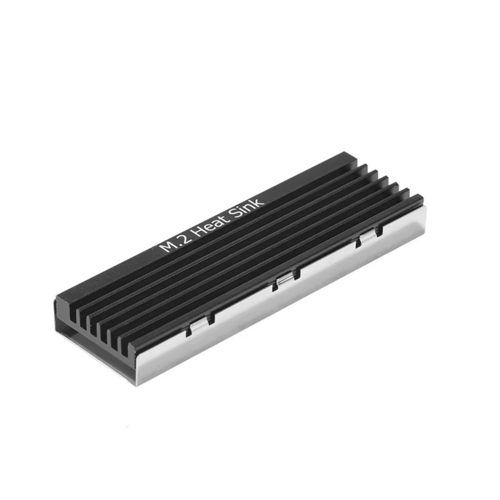 Dissipador de Calor para SSD M2 2280 em Alumínio, Com Thermal Pad - PROLONGA A VIDA ÚTIL DO SEU SSD - Desktop, PS5, PC
