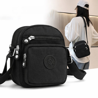 Bolsa feminina nylon impermeável vira mochila transversal tiracolo leve Alça Ajustável em Oferta na Shopee