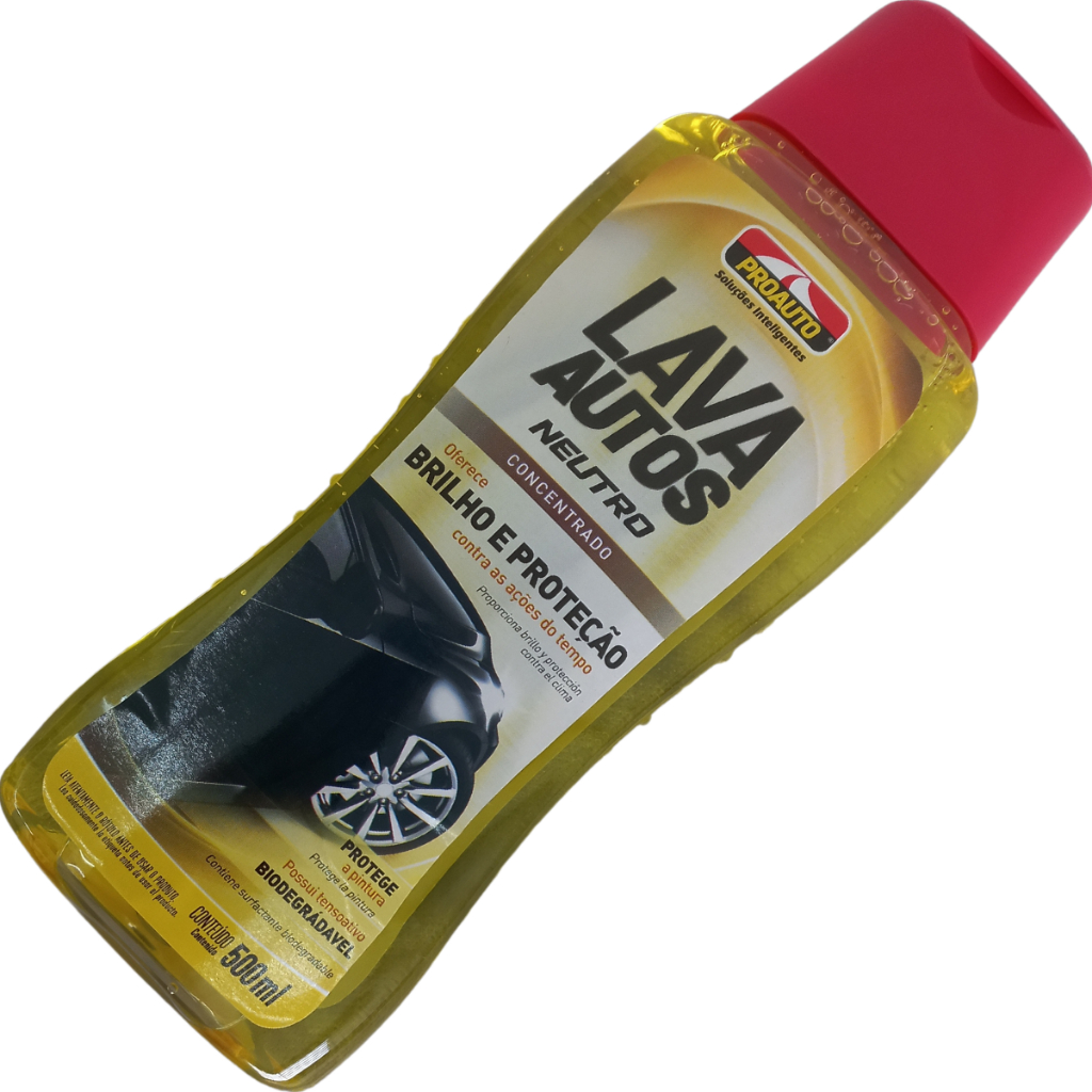 Lava Autos Neutro Bio Concentrado 500ml Original ProAuto em Oferta na Shopee