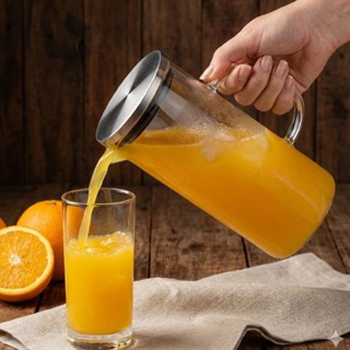 Jarra De Vidro Borossilicato Tampa  Inox Bico Com Filtro 1 Litro em Oferta na Shopee