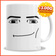 Caneca Porcelana Personalizada Roblox Man Faces Divertidas Gamer Para Presente de Aniversário