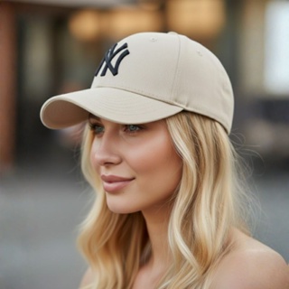 Boné Niu Trucker Bege com Logo Preto Aba Curva Regulagem Fitão Unissex em Oferta na Shopee