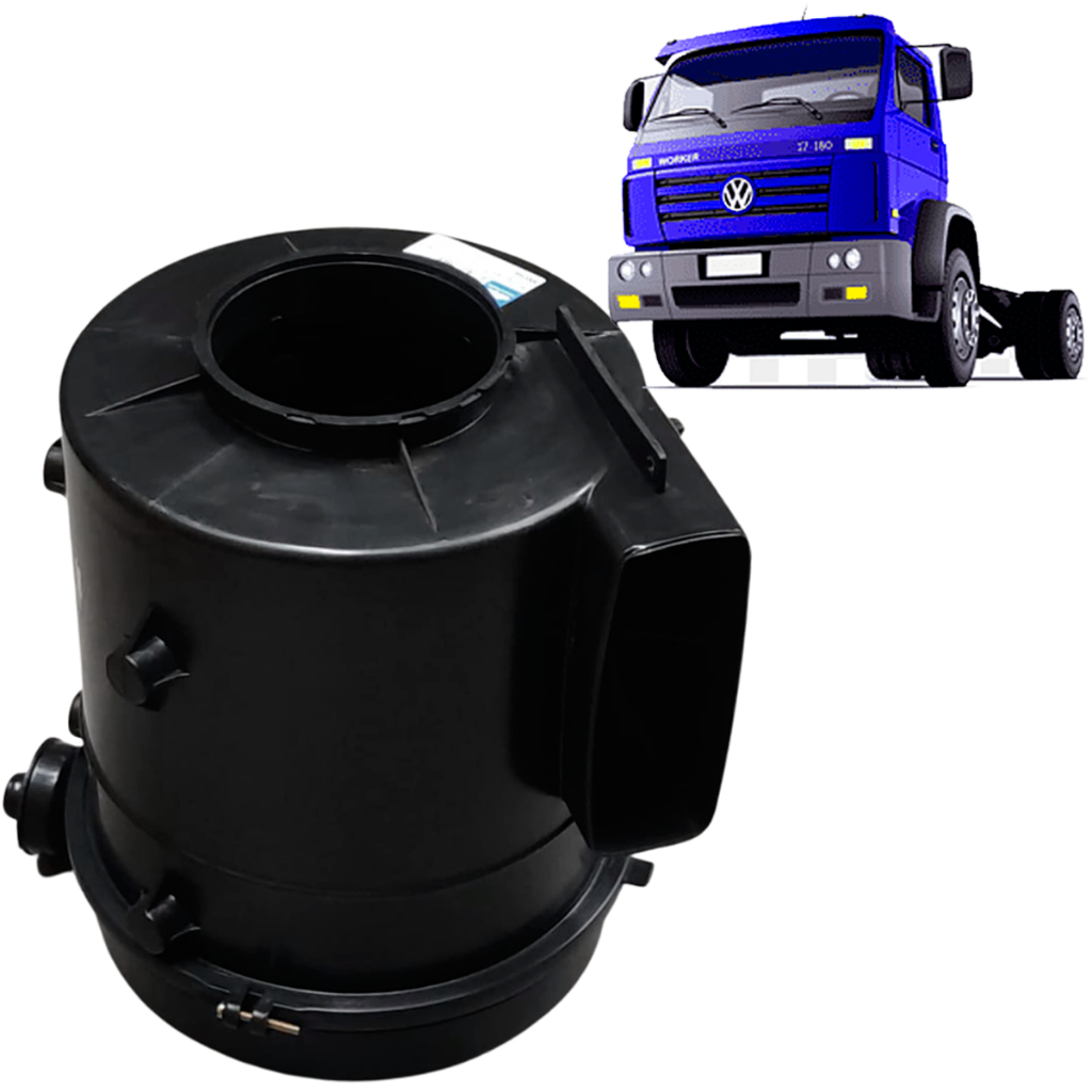 Filtro Ar S/ Elemento S/ Bocal Ford Cargo Mecânico Eletrônic