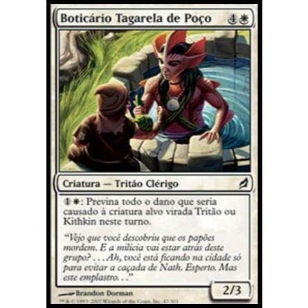 Boticário Tagarela de Poço (Tritão / Clerigo) - Magic The Gathering