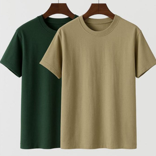 kit 2 Camiseta masculina malha 100% algodão Premium decote redondo Básica, Confortável e Atemporal em Oferta na Shopee