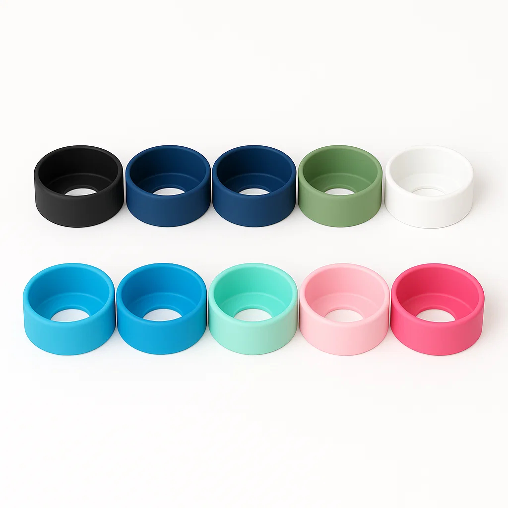 Capa Base Protetora de Silicone Antiderrapante para Garrafas Térmicas 350ML 600ML 800ML em Oferta na Shopee