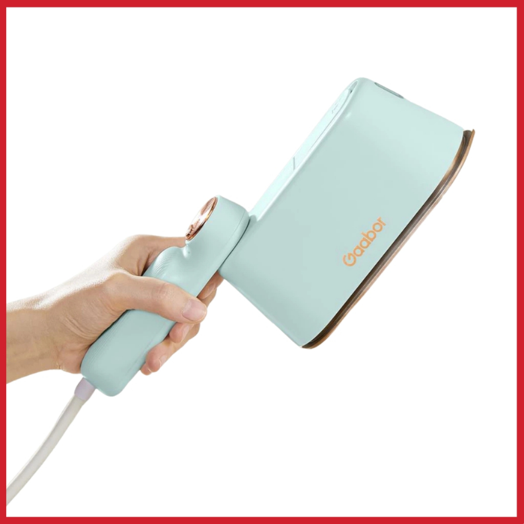 Ferro de passar a Vapor Portátil Gaabor Aquecimento Rápido Painel Cerâmico Cabo Dobrável 1500W em Oferta na Shopee