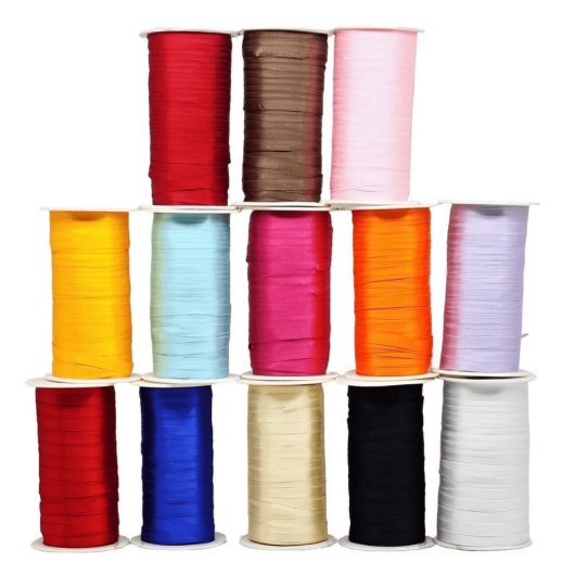 Fita de Cetim Lisa - 7mm/100m - Diversas Cores em Oferta na Shopee