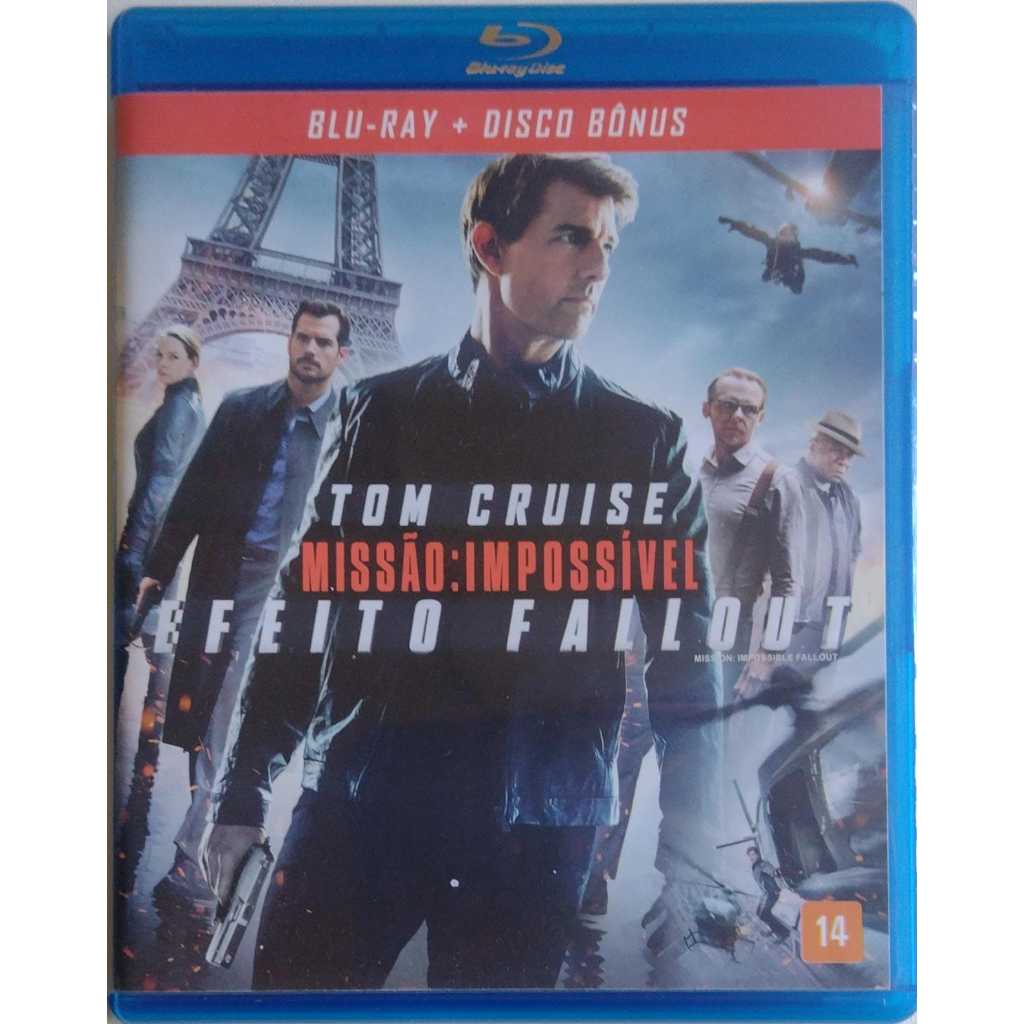 MISSÃO IMPOSSÍVEL EFEITO FALLOUT BLU-RAY DUPLO  TOM CRUISE
