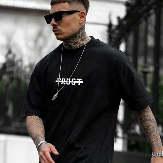 Camiseta Oversized Longline Larga Camisa Masculina 100% Algodão Comprida