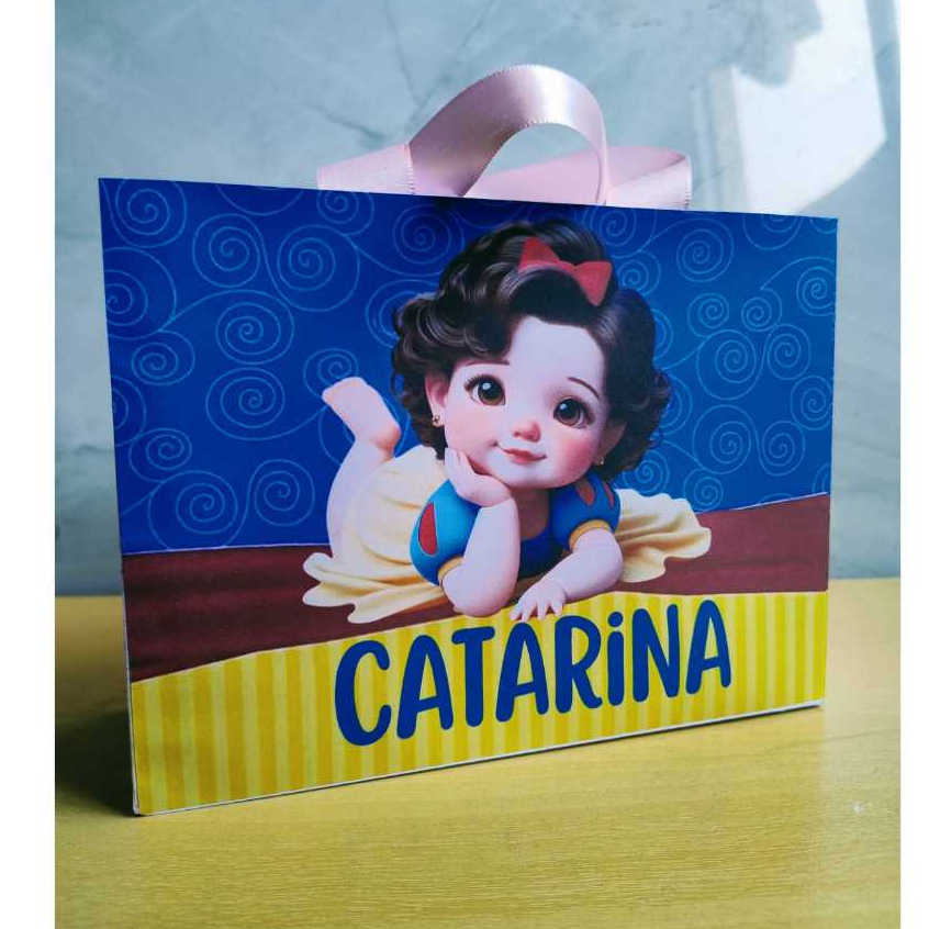 Sacolinha Personalizada Princesa Branca de Neve | PEGUE E MONTE