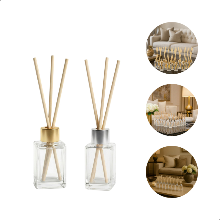 Kit 20 Vidro Aromatizador Cubo 30ml Tampa Luxo em Oferta na Shopee