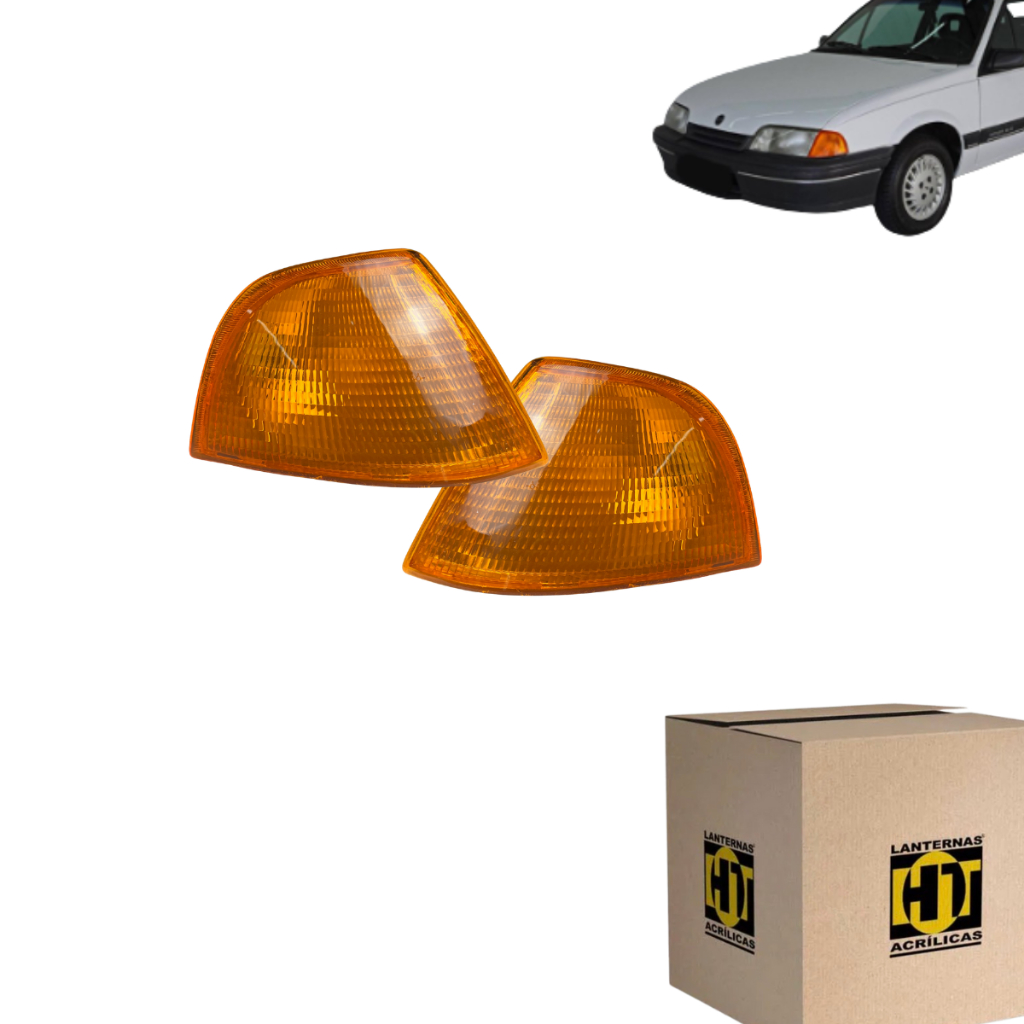 Par Pisca Âmbar Monza Tubarão 1991 1992 1993 1994 1995 1996 1997 - Modelo Cibie