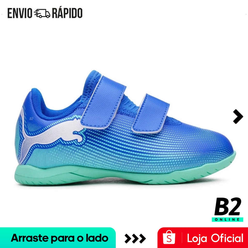 Chuteira Futsal Puma Future 7 Play IT V PS Original com Nota Fiscal e Garantia em Oferta na Shopee