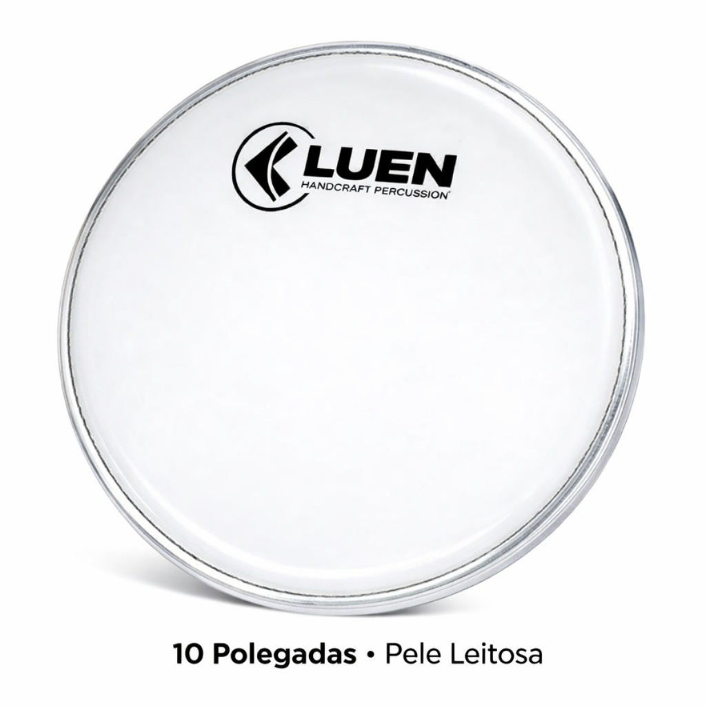 PELE LEITOSA LUEN 10 POLEGADAS CAIXA/TOM/PANDEIRO