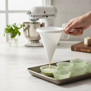 Funil Dosador Para Confeitaria Dosagem Massas Cupcake em Oferta na Shopee