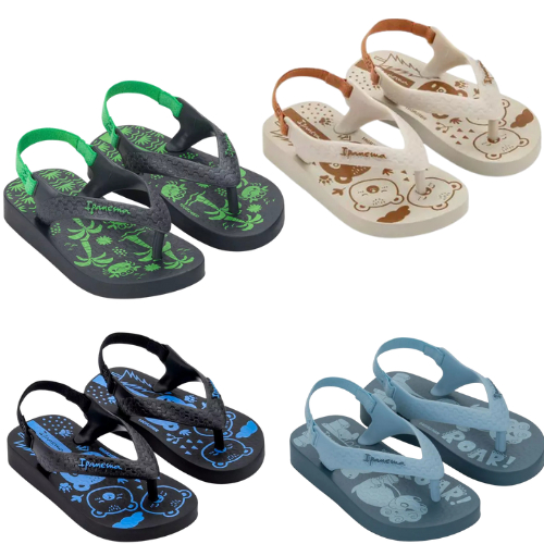 Chinelo Infantil Menino, Ipanema Baby, Chinelo com Elástico Infantil em Oferta na Shopee