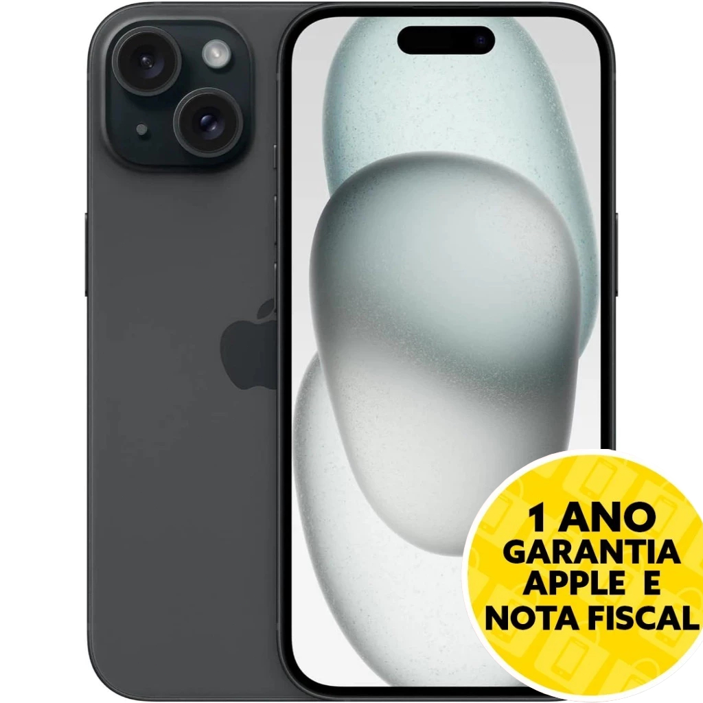 Celular iPhone 15 128GB - Novo e Lacrado | Original | 1 ano de garantia