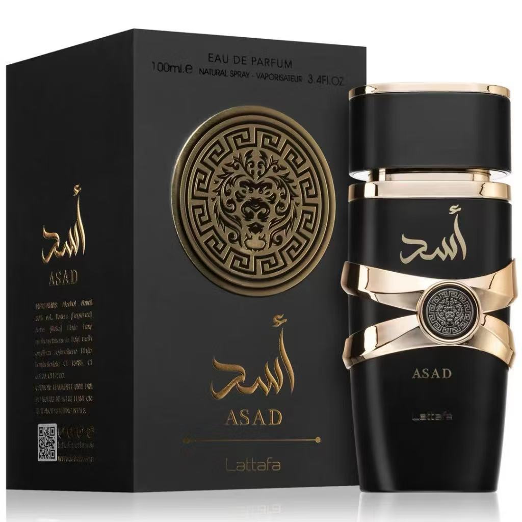 perfume asad lattafa original Eau de Parfum 100ml Masculino Perfume arabe- Persistente até 24H