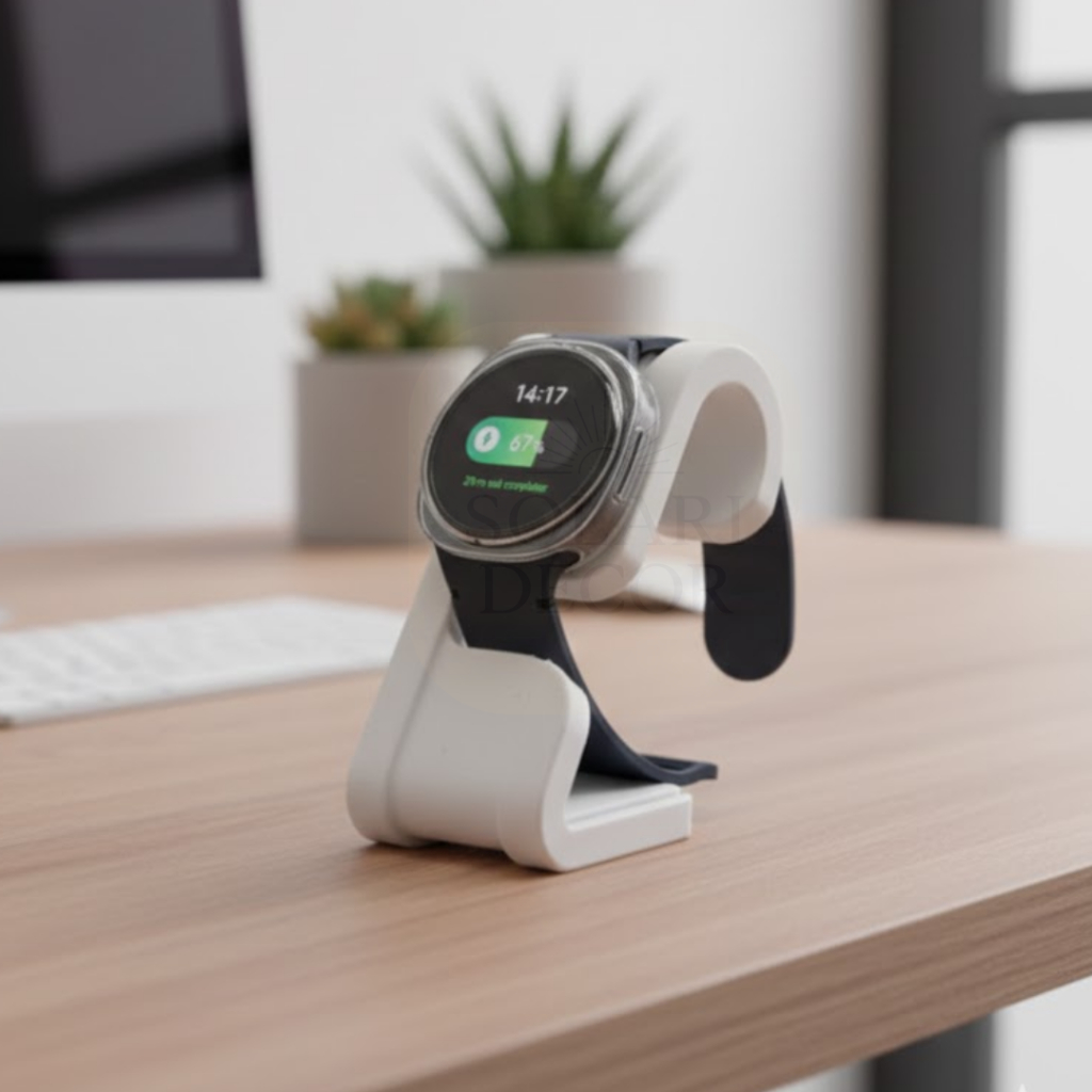 Suporte Dock Carregador Samsung Galaxy Watch 8 Base de Mesa Estação de Carga Premium