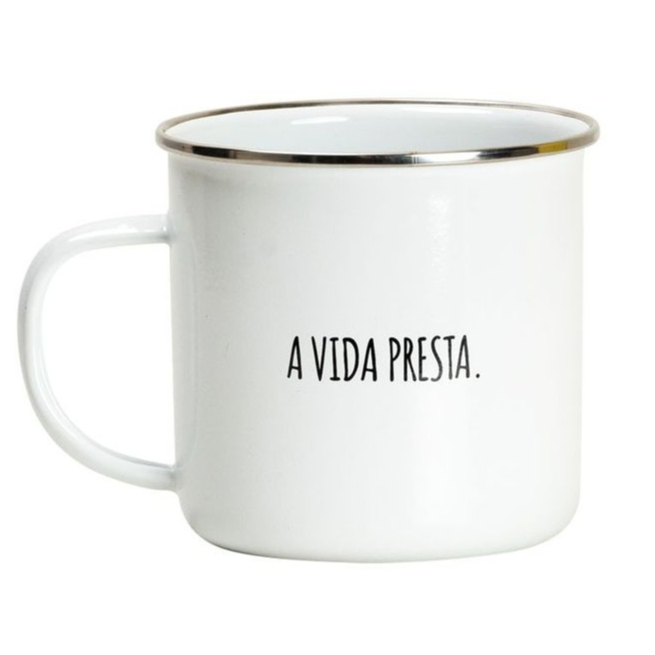 Caneca Adoçadinhos Café Chá Frase a Vida Presta Imaginarium em Oferta na Shopee