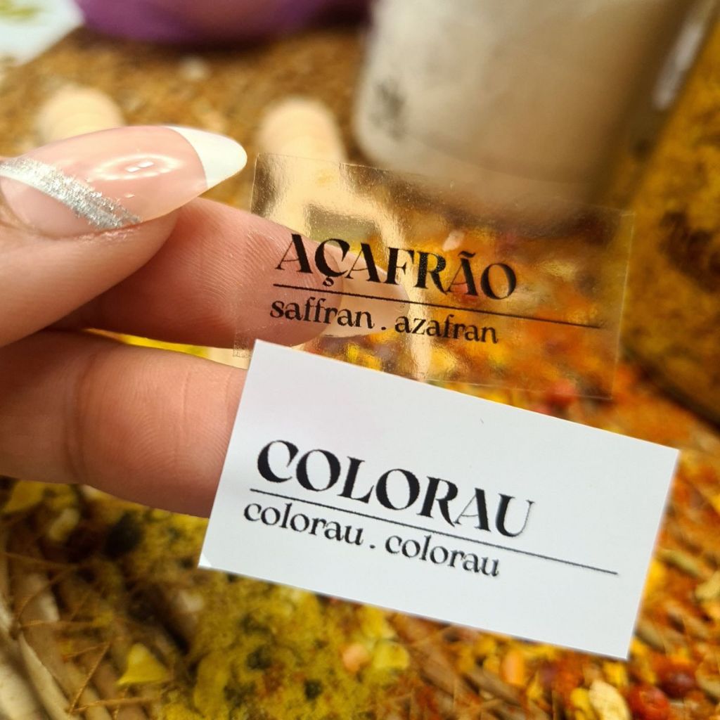 Kit Adesivos para Temperos e Mantimentos Estilo Dicionário Vinil Transparente Resistente à Água em Oferta na Shopee