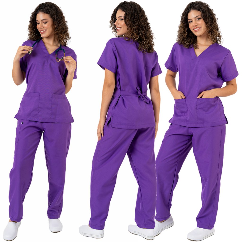 Pijama Scrub Cirúrgico Diversas Cores e Tamanhos do P ao G5 em Oferta na Shopee