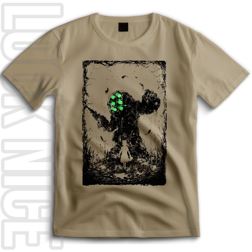 Camiseta Bioshock 100% Algodão Camisa Estampada Unissex - 1243