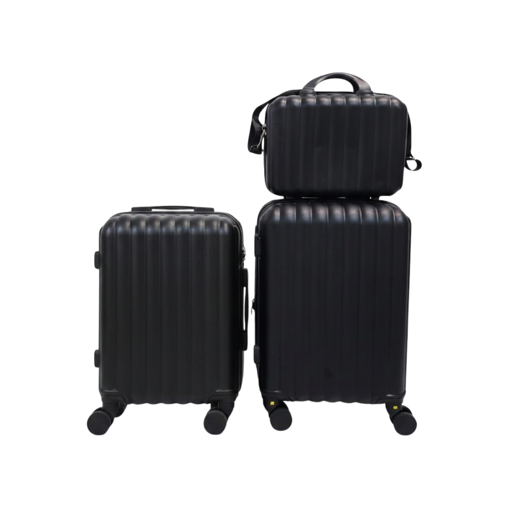 Malas de Bordo: Kit 2 Malas + Frasqueira | Suporte Celular | Porta Copo | Cadeado TSA | Entrada Usb | Viagem