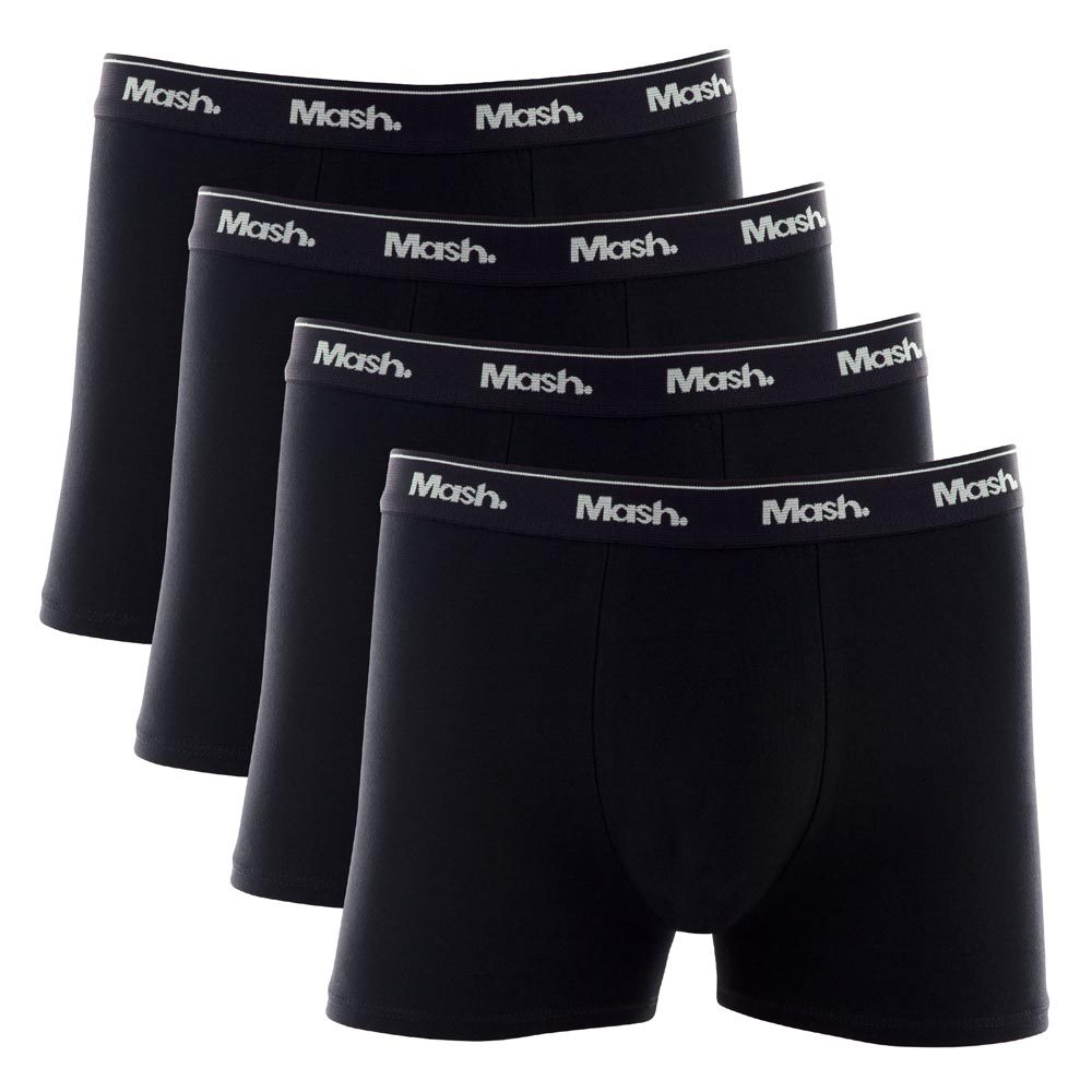 Kit Cueca Boxer Mash 4 Peças Masculina Algodão Elástico