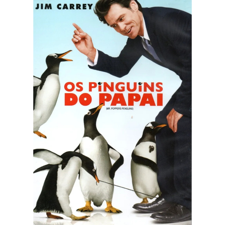 Dvd Os Pinguins Do Papai - Com Jim Carrey