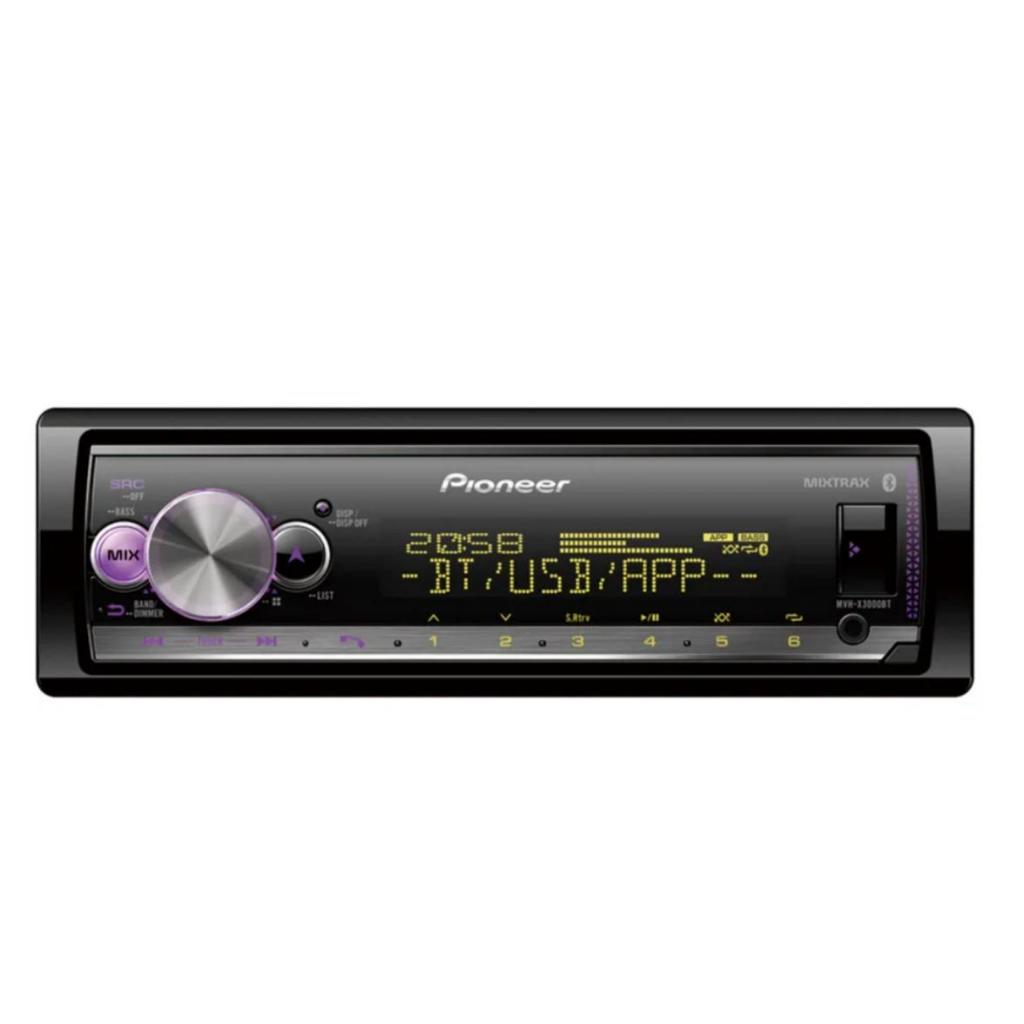 Som Aparelho Pioneer Mvh-x3000bt Usb/aux/radio/mp3 Bluetooth