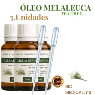 3 Uni. MELALEUCA Tean Tree  3X30ml + Pipeta Dosadora (6PEÇAS) em Oferta na Shopee