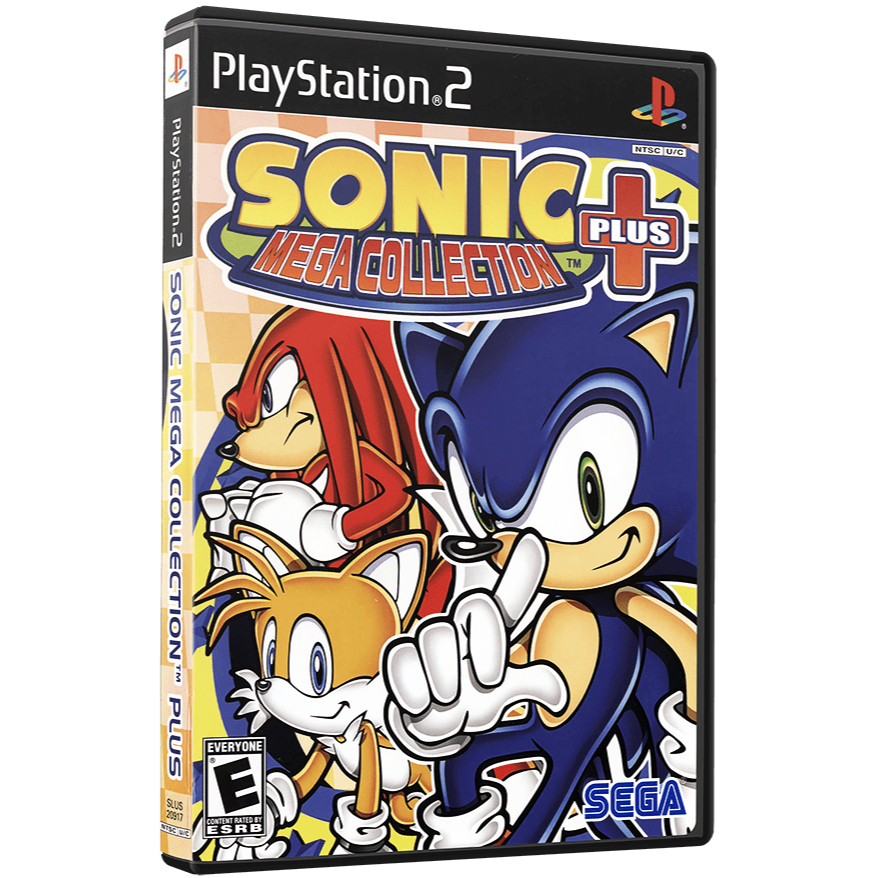 Jogo Sonic Mega Collection Plus para play 2 ps2