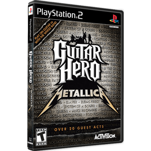 Jogo Guitar Hero Metallica para play 2 ps2